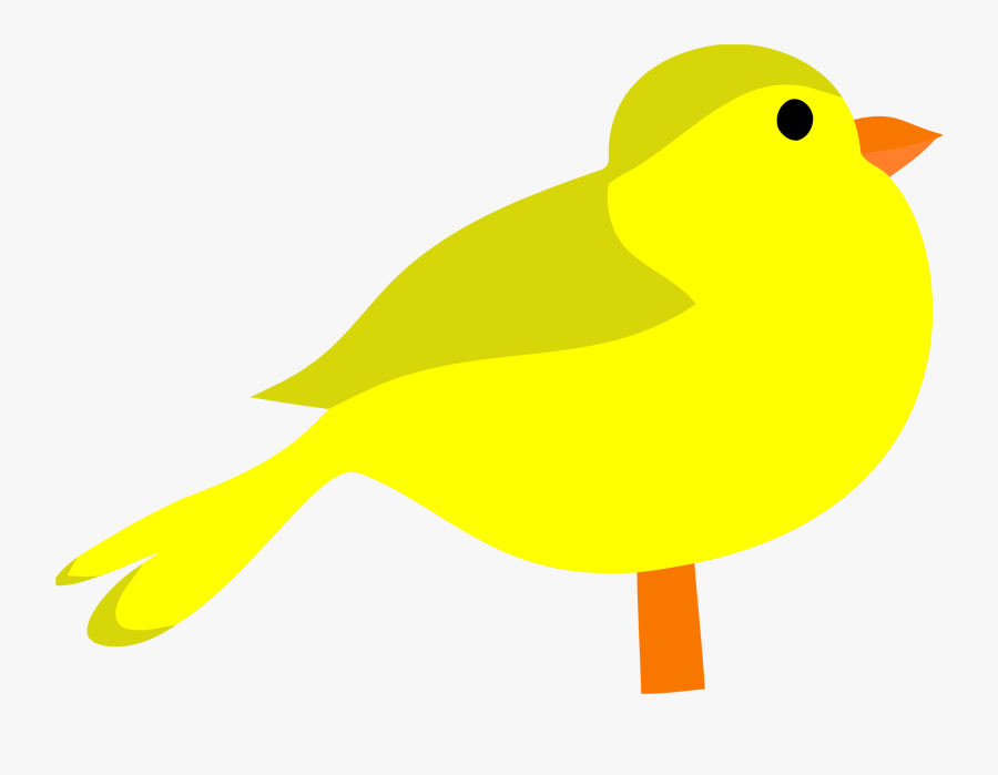 Yellow Bird Clipart Png - Canary, Transparent Clipart