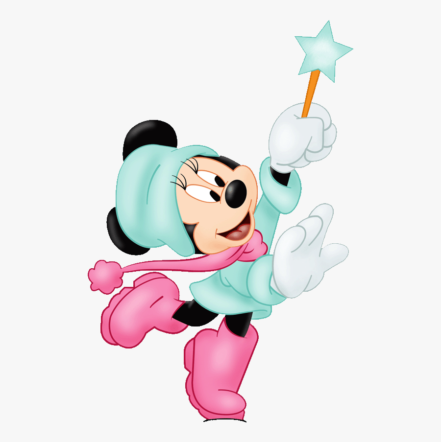Free Download Winter Minnie Png Clipart Minnie Mouse - Mickey And Minnie Winter, Transparent Clipart