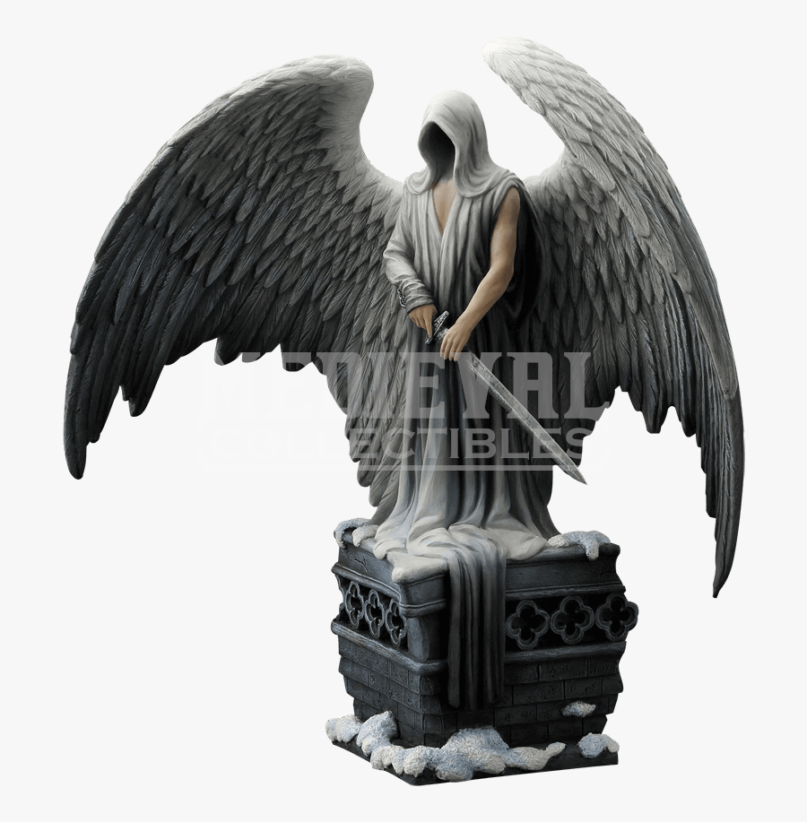 Gothic Guardian Angel, Transparent Clipart