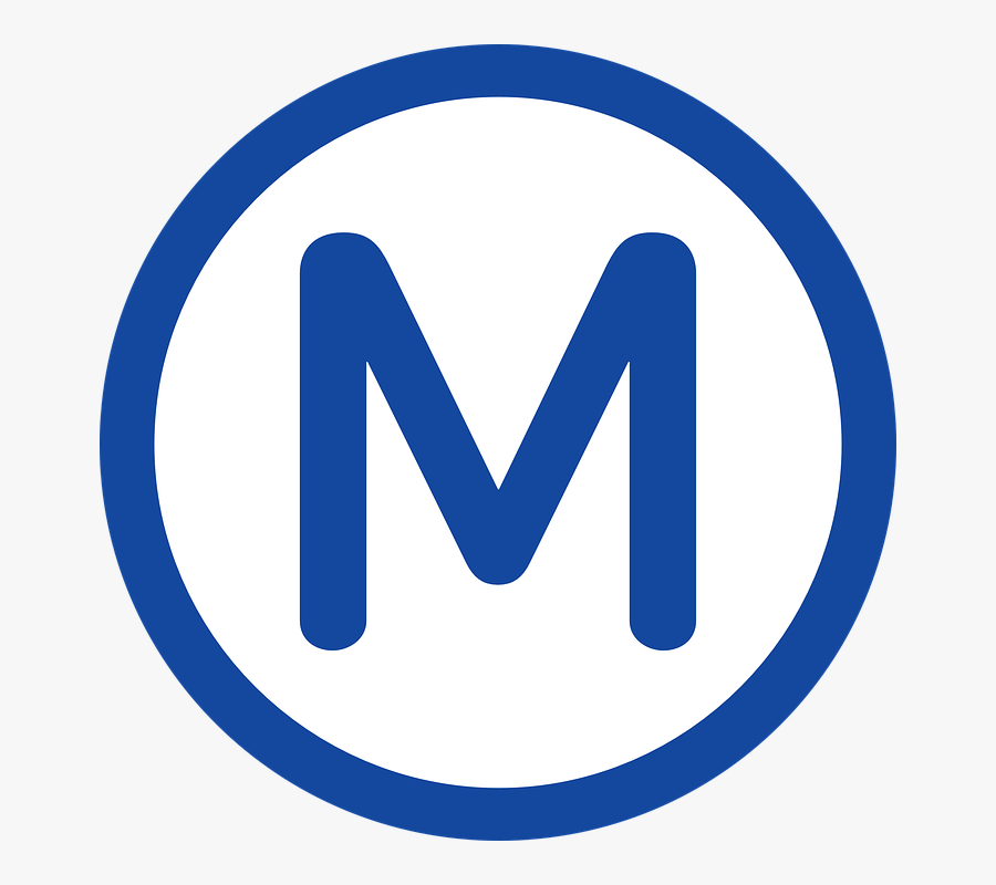 Metro M Clip Art Free Vector / 4vector - Logo Métro Paris , Free ...