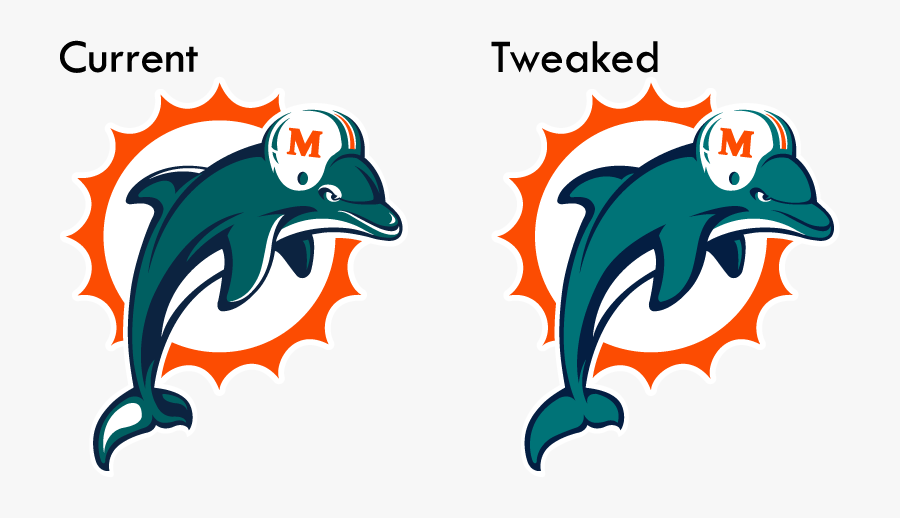 Miami Dolphins Logo Transparent, Transparent Clipart