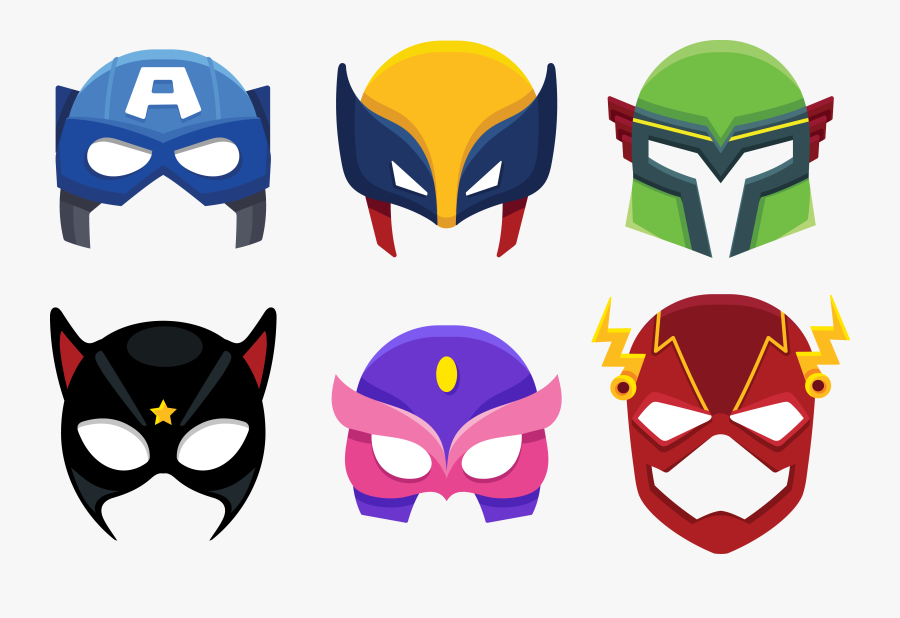 Superheroes Clipart Mask - Hero Mask Png, Transparent Clipart