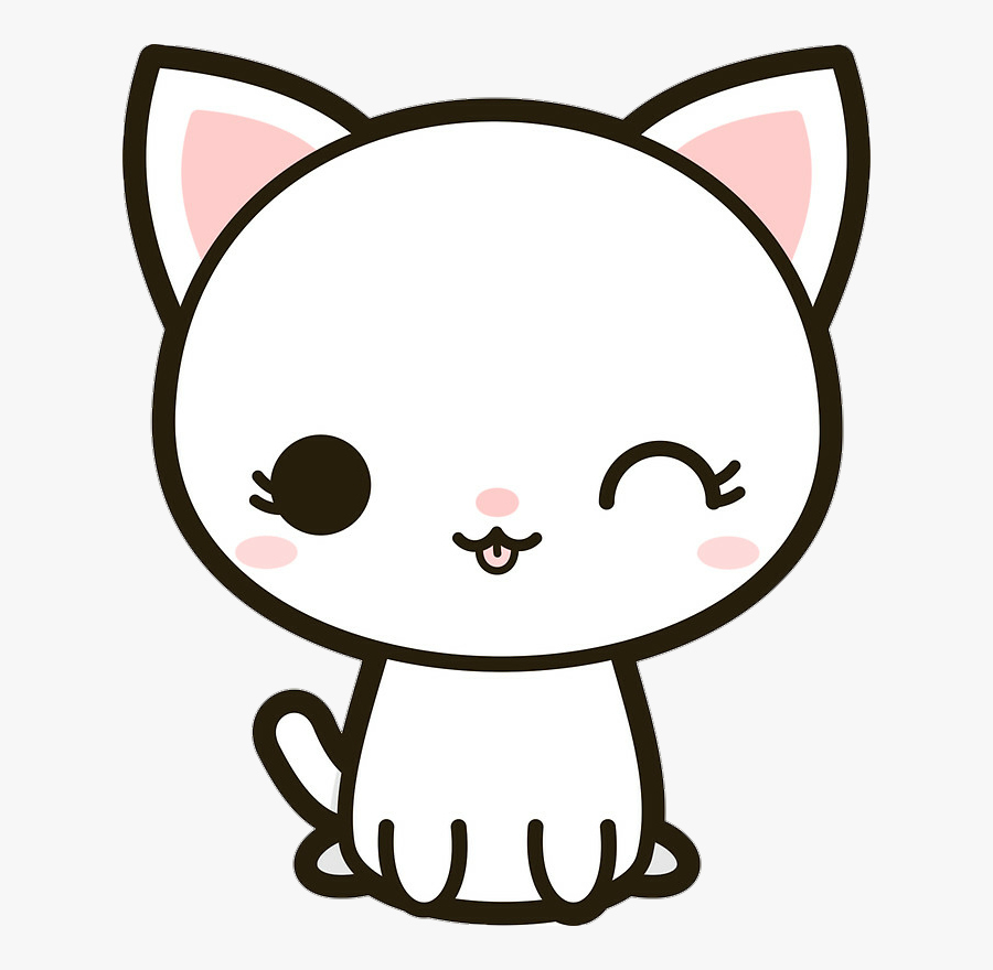 Download Stickers Kawaii Clipart Sticker Cat Kawaii - Kawaii Kitty, Transparent Clipart