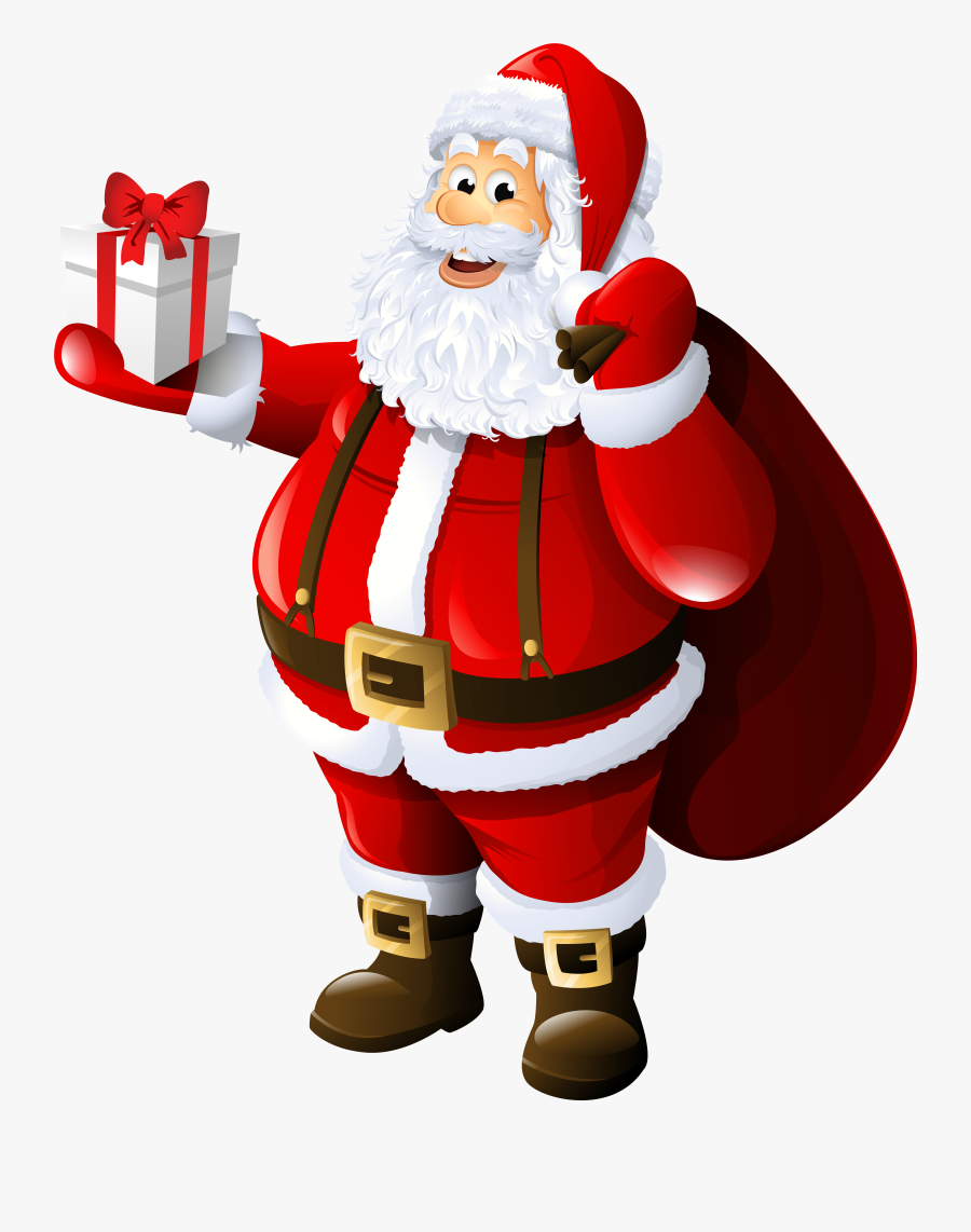 Claus Santa Claus Gift Clip Art - Christmas Cards Santa Claus, Transparent Clipart