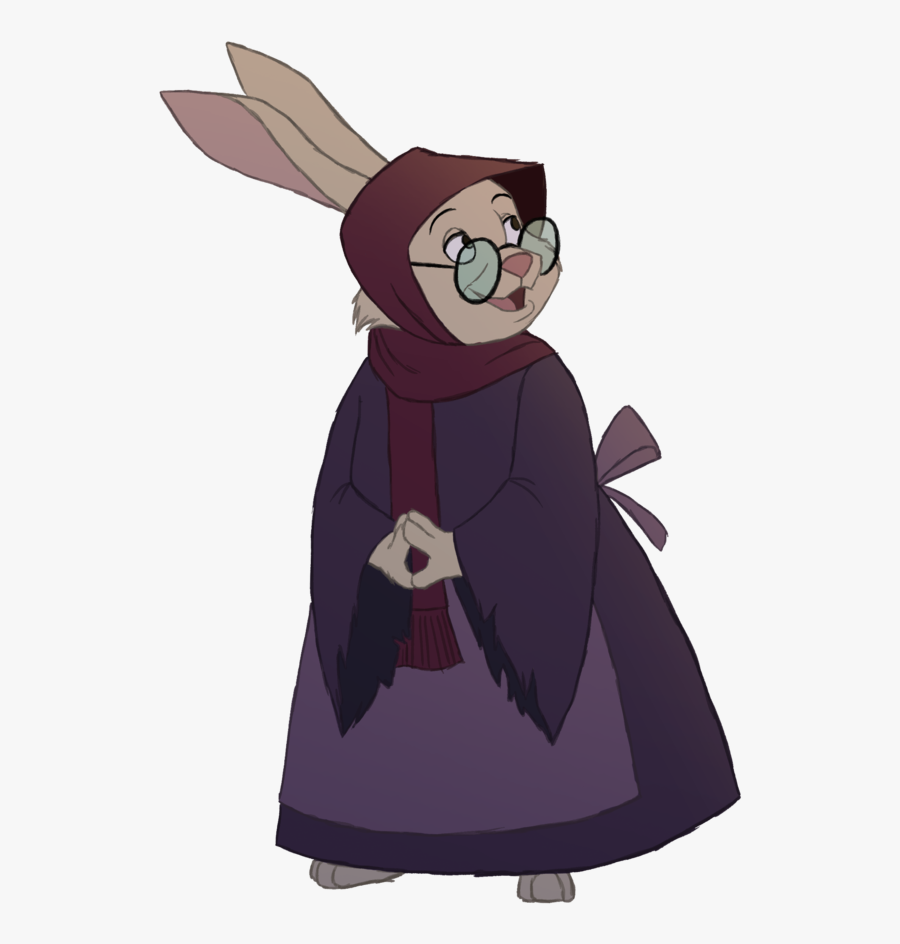 Mother Rabbit From Robin Hood, Transparent Clipart