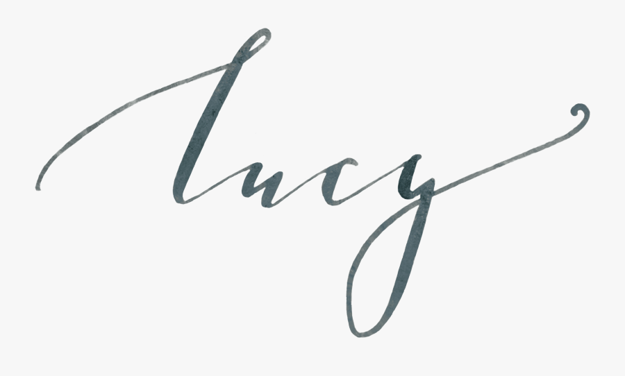 Lucy Wines - Calligraphy - Lucy Calligraphy, Transparent Clipart