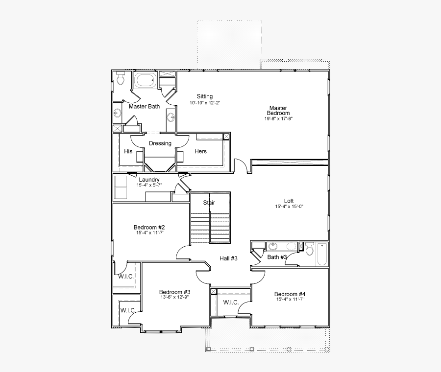 Bath Drawing Bathroom Layout Transparent Png Clipart - Floor Plan, Transparent Clipart