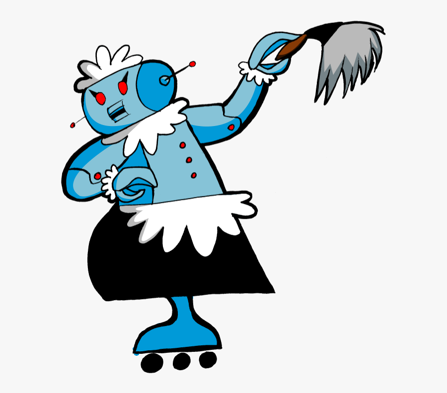 Rosie Robot By Code E-d97md1w - Rosie The Robot Png, Transparent Clipart