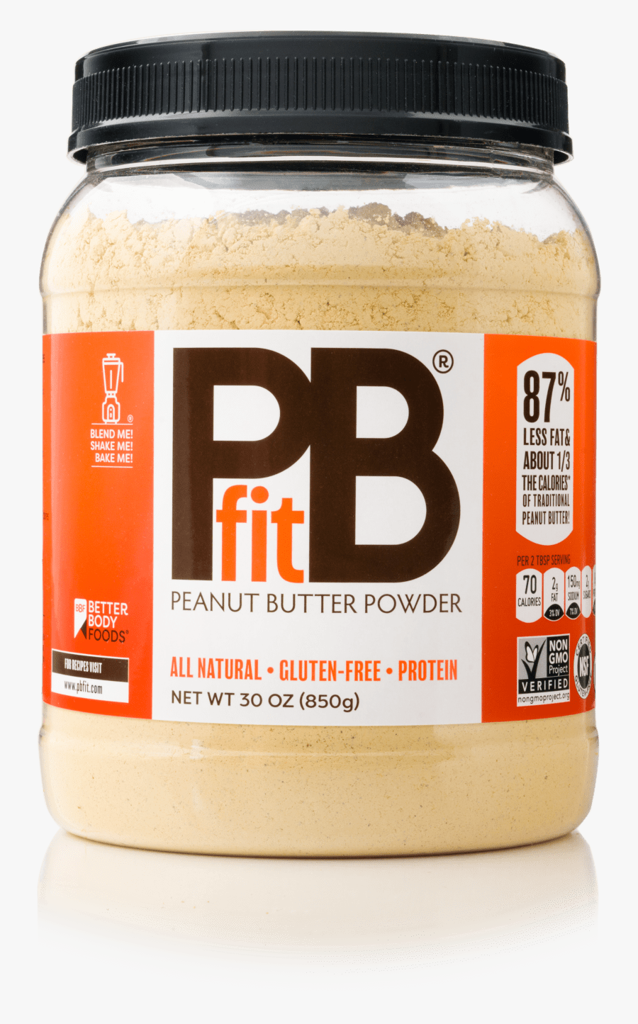 Pbfit Peanut Butter Powder 30 Oz, Transparent Clipart