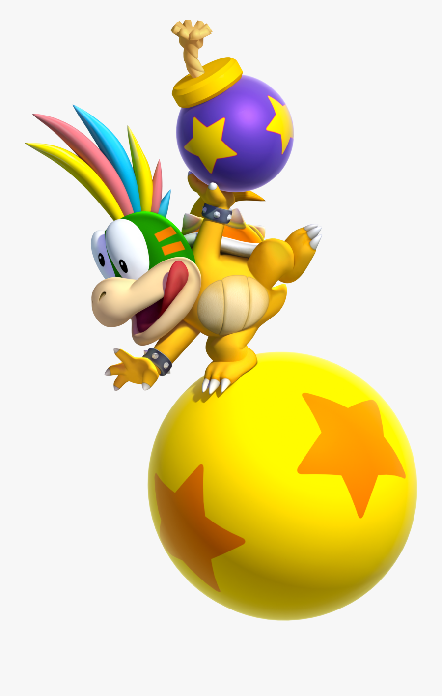 Mario Clipart Printable - Lemmy Koopa Png, Transparent Clipart