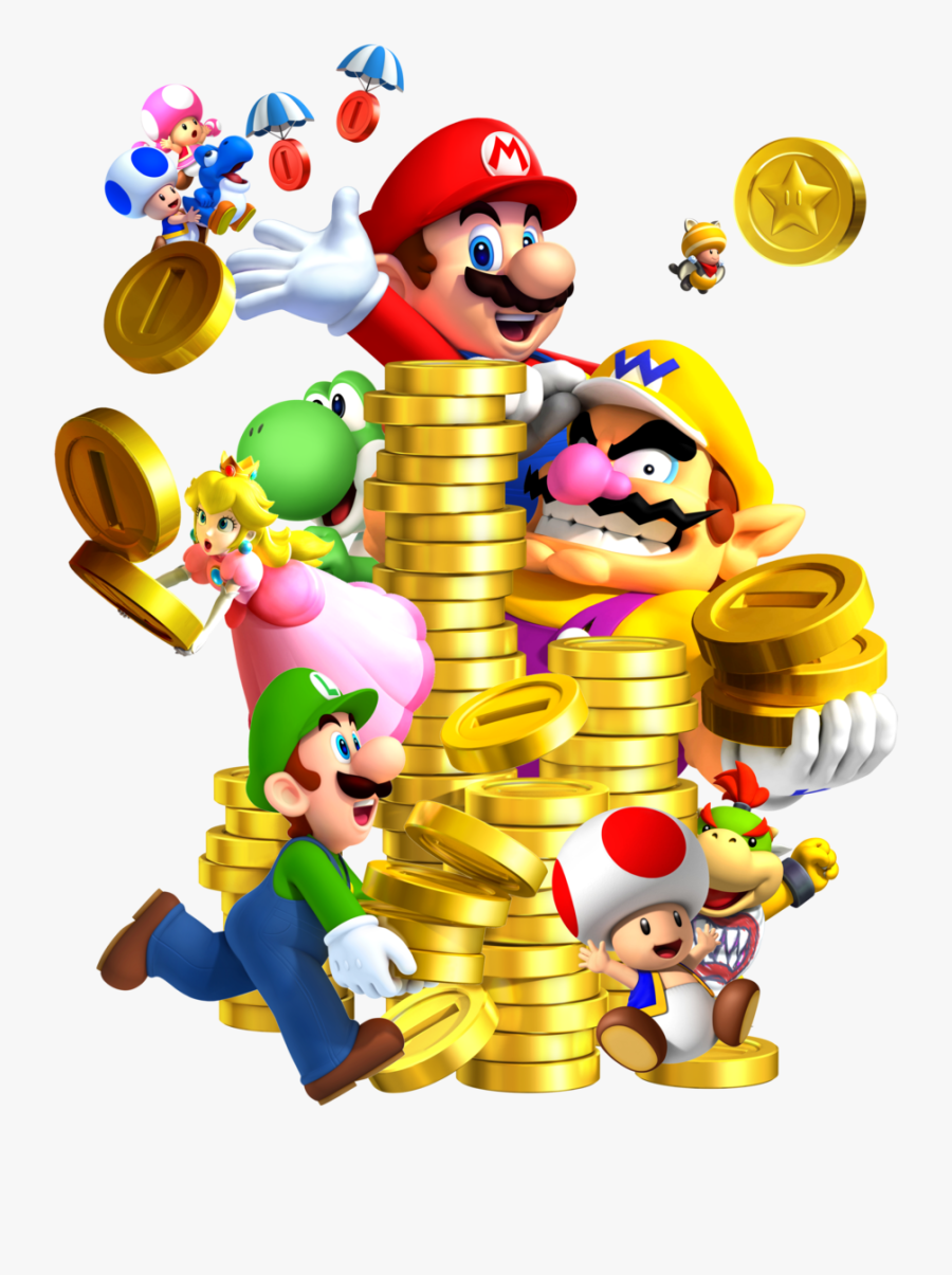 Mario Bros Clipart Mario Coin - Mario And Luigi Coins, Transparent Clipart