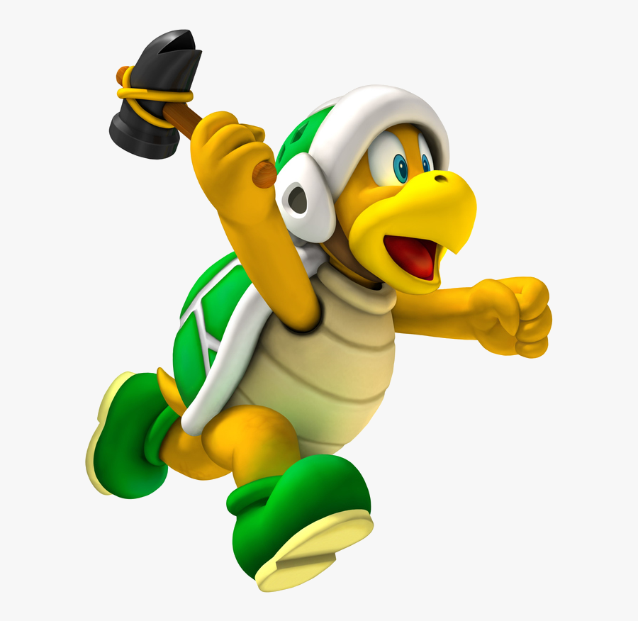 Mario Bros Transparent Png - Super Mario Hammer Bro, Transparent Clipart