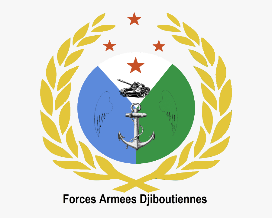 Military Clipart Army Fighting - Djibouti Armed Forces Logo, Transparent Clipart