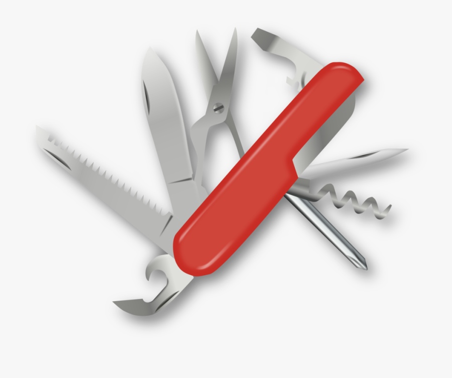 Cutting Tool,multi Tool,weapon - Swiss Army Knife Free, Transparent Clipart