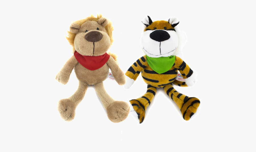 Goofy Jungle Animals With Bandana - Stuffed Toy, Transparent Clipart