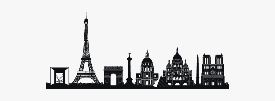 Png Of The Paris Skyline - Skyline Paris Png, Transparent Clipart