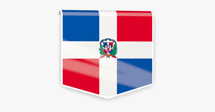 Dominican Republic Flag, Transparent Clipart