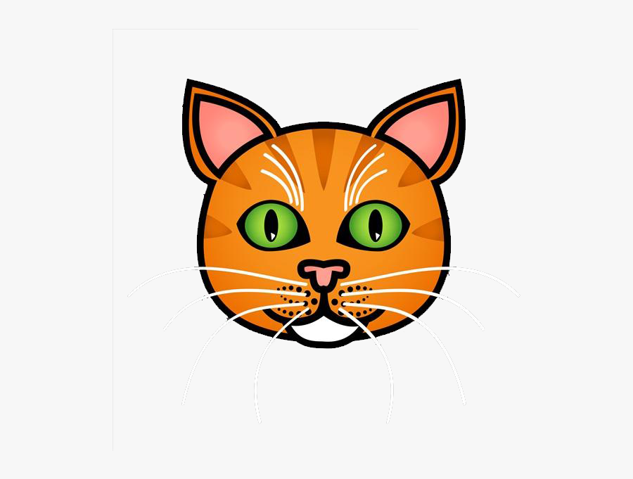 Tabby Cat Drawing Royalty-free Illustration - Orange Tabby Cat Face Drawing, Transparent Clipart
