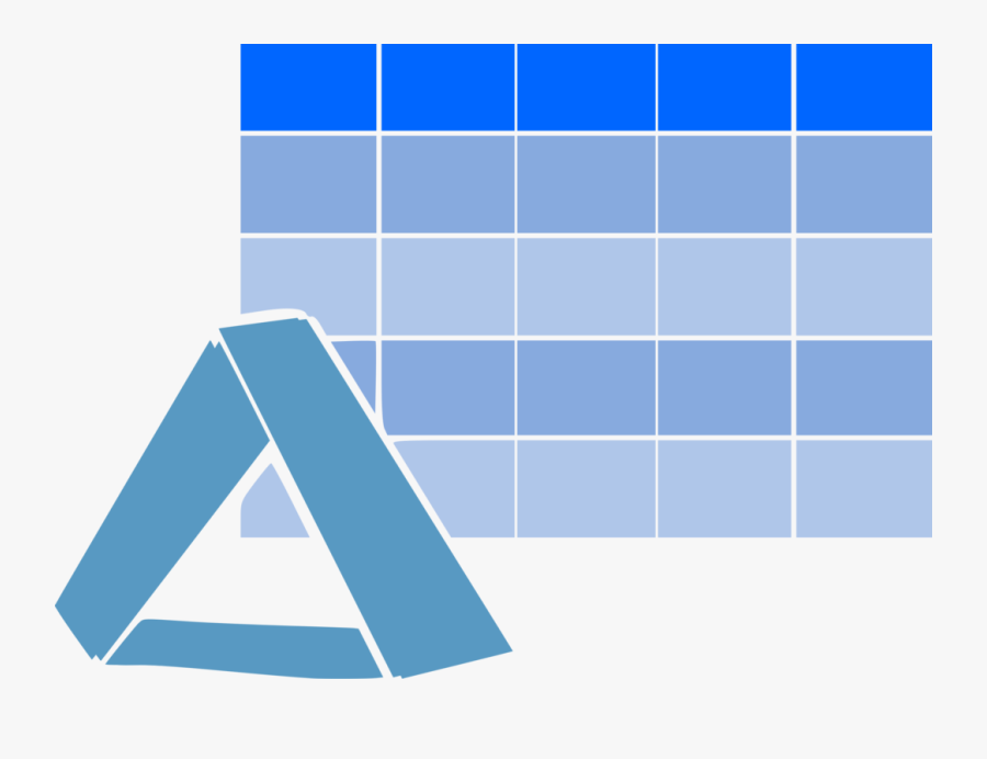 Blue,graphic Design,square - Triangle, Transparent Clipart