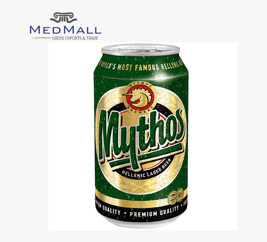 Transparent Tin Can Png - Mythos Beer Can Size, Transparent Clipart