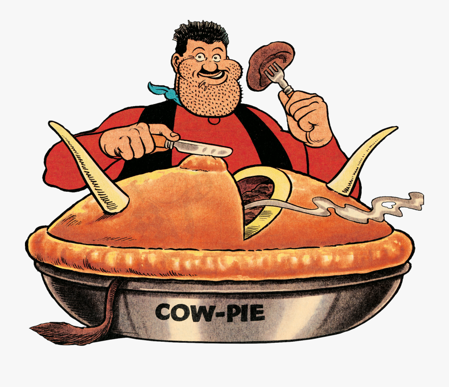 Desperate Dan Cow Pie - Desperate Dan Eating Cow Pie, Transparent Clipart