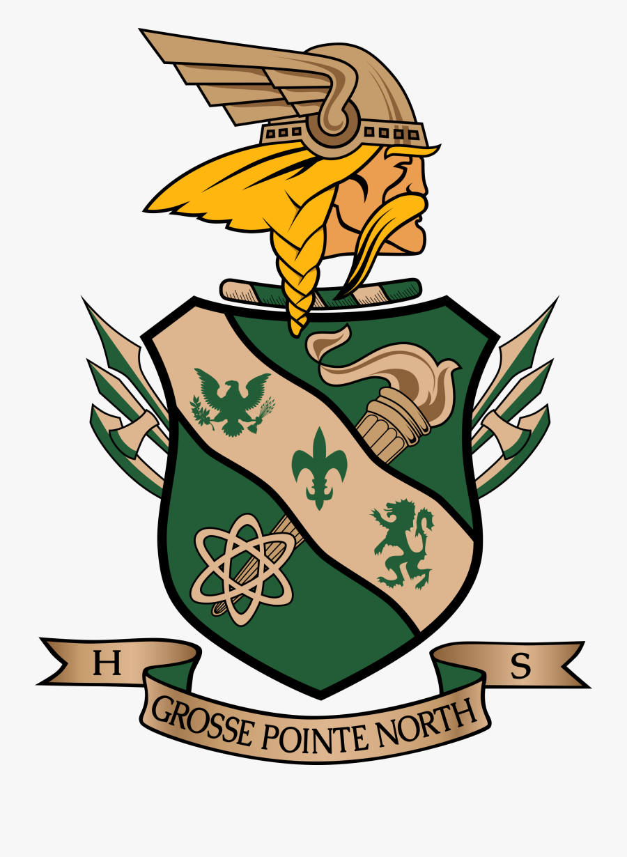 Grosse Pointe North Logo, Transparent Clipart