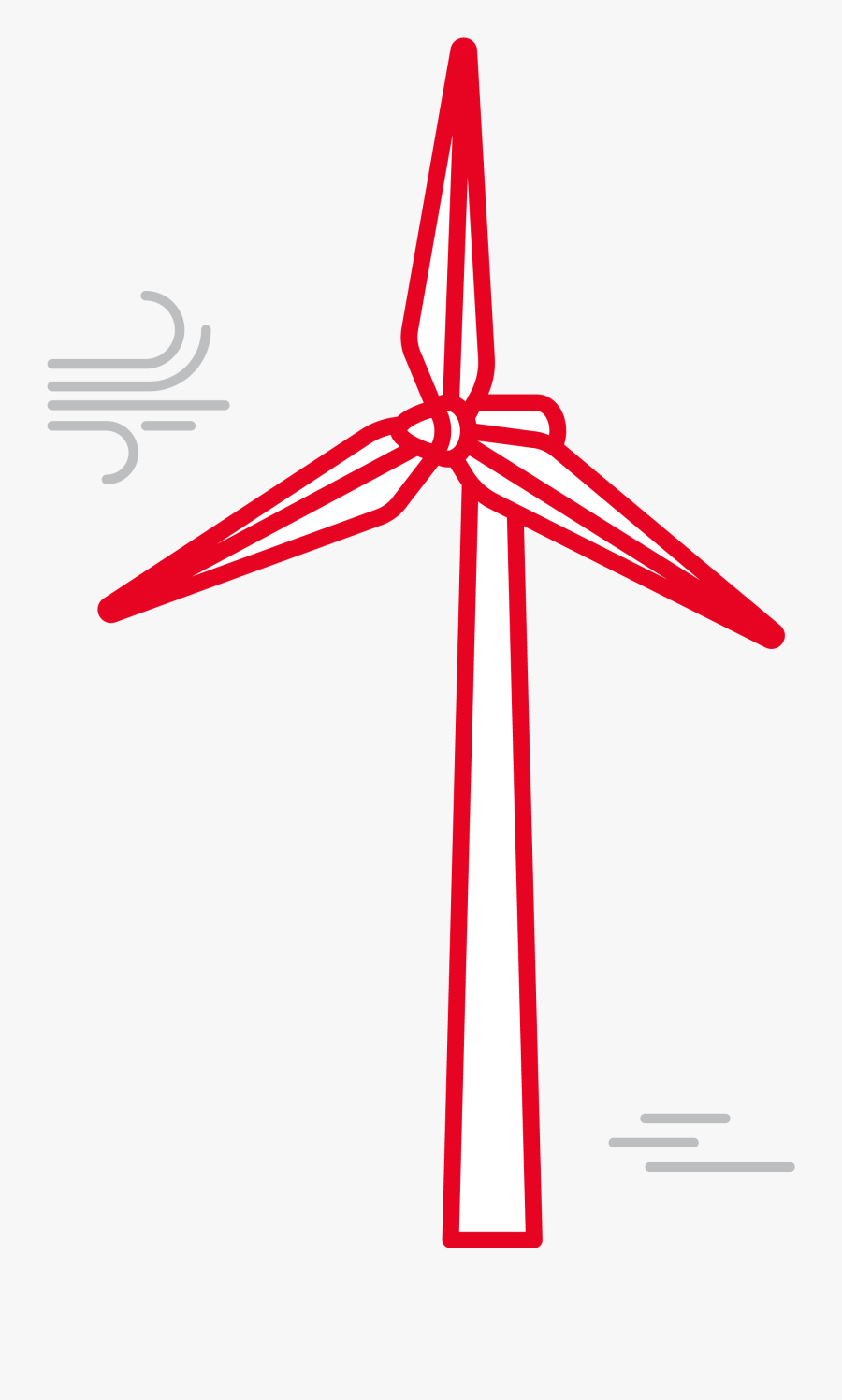 Wind Turbine, Transparent Clipart