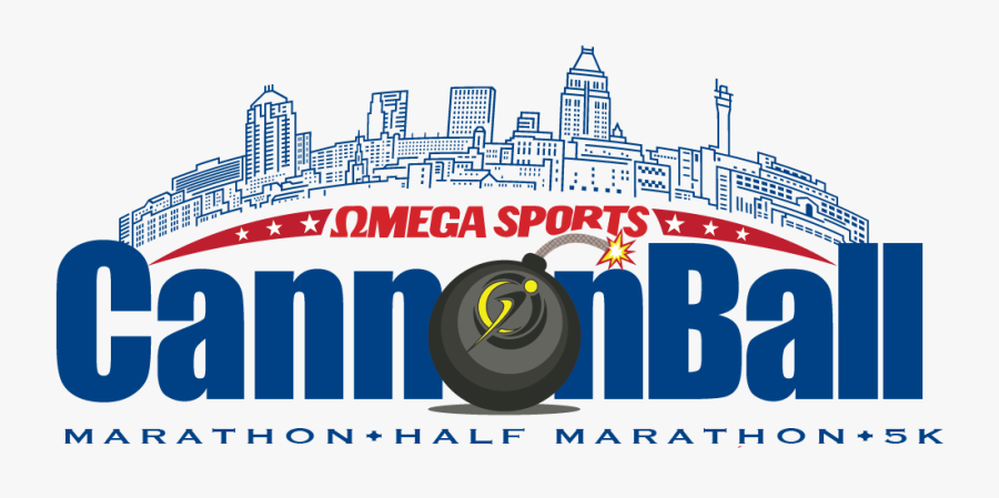 Cannonball Marathon, Half Marathon & 5k, Transparent Clipart