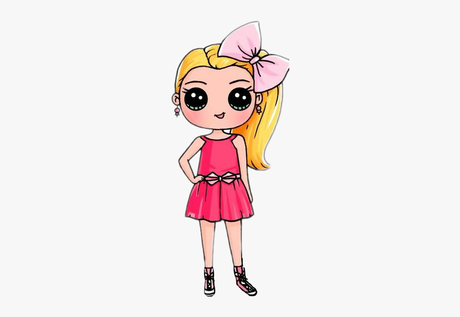 #jojo Siwa #art - Jojo Siwa Drawing Easy, Transparent Clipart