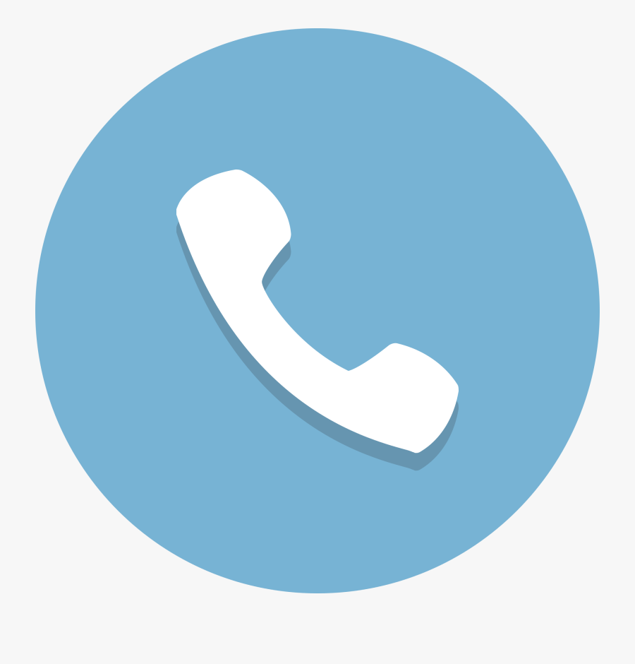 Circle Clipart Phone - Phone Flat Icon Png , Free Transparent Clipart ...