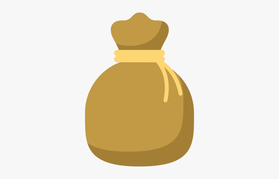 Brown Money Bag - Money Bag Euro Png, Transparent Clipart