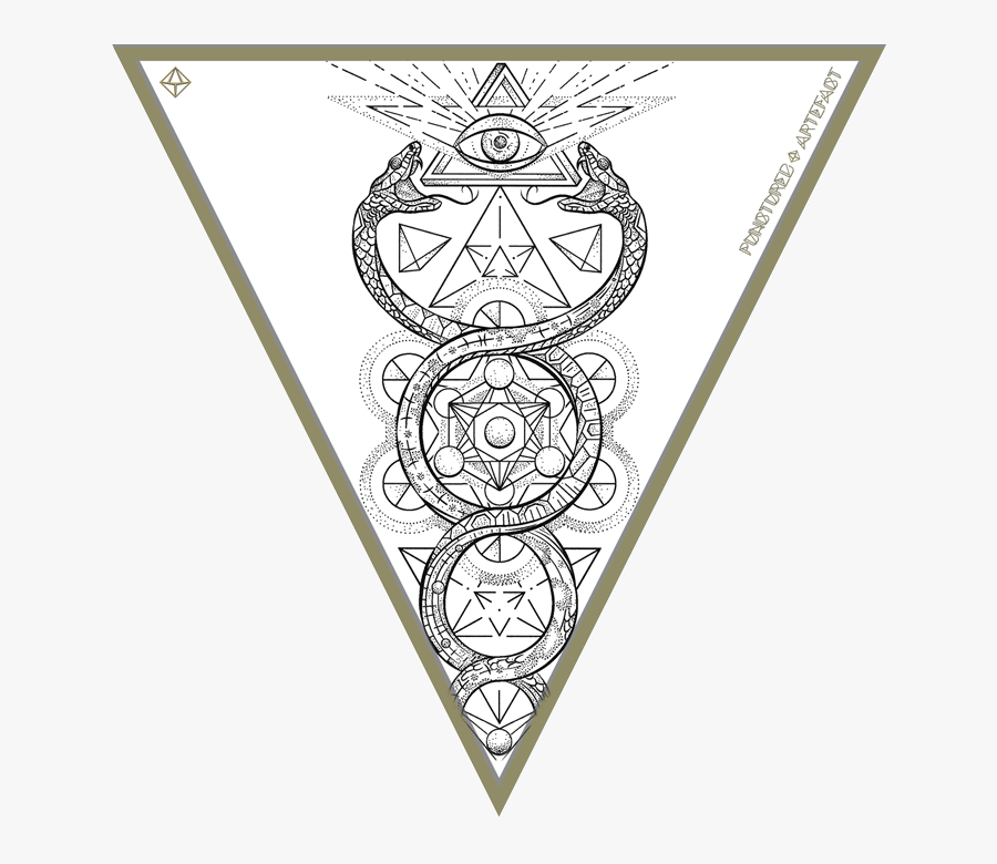 Transparent All Seeing Eye Png - Caduceus All Seeing Eye, Transparent Clipart