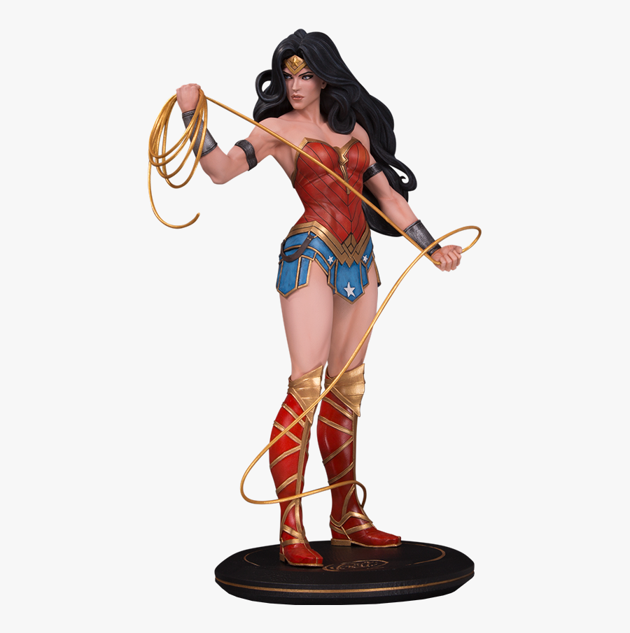 Dc Comics Statue By - Dc Cover Girls Statue Wonder Woman By Joelle Jones, Transparent Clipart
