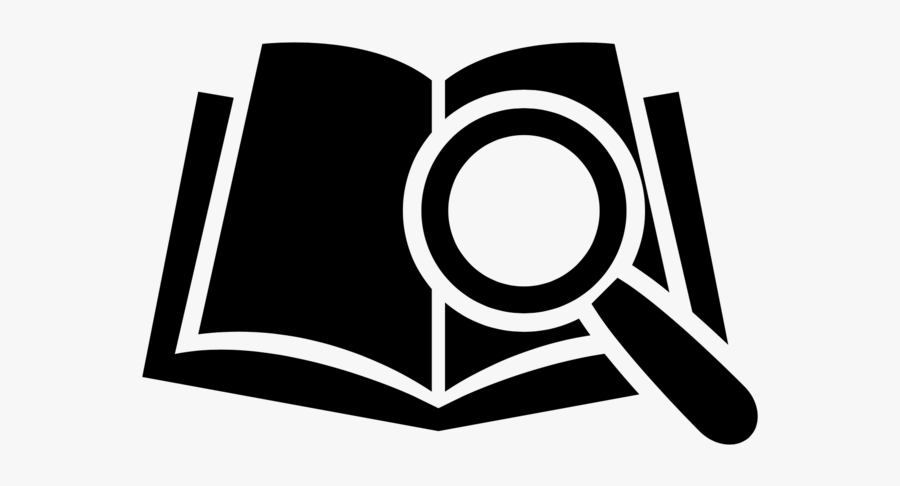 Inquiry - Black And White Book Logo Png, Transparent Clipart
