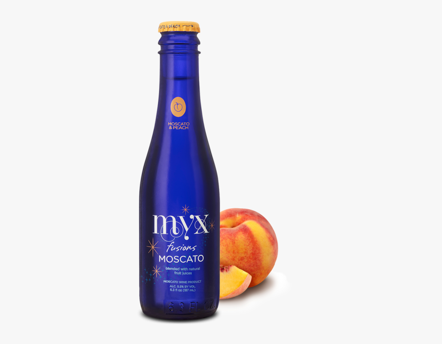 Myx Peach Moscato, Transparent Clipart