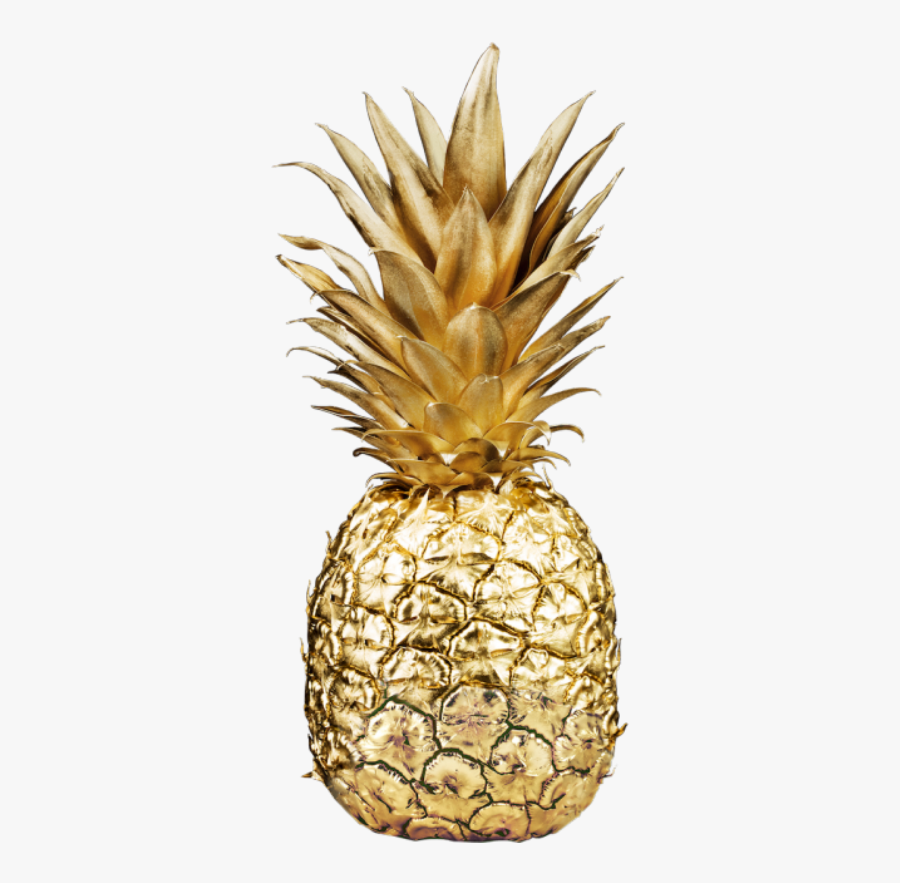 Clip Art Gold Pineapple Background - Fondos De Pantalla De Piñas, Transparent Clipart