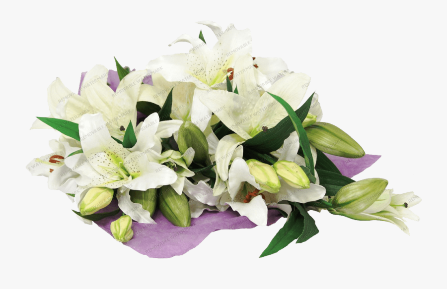 Lilies Bouquet - Lily, Transparent Clipart