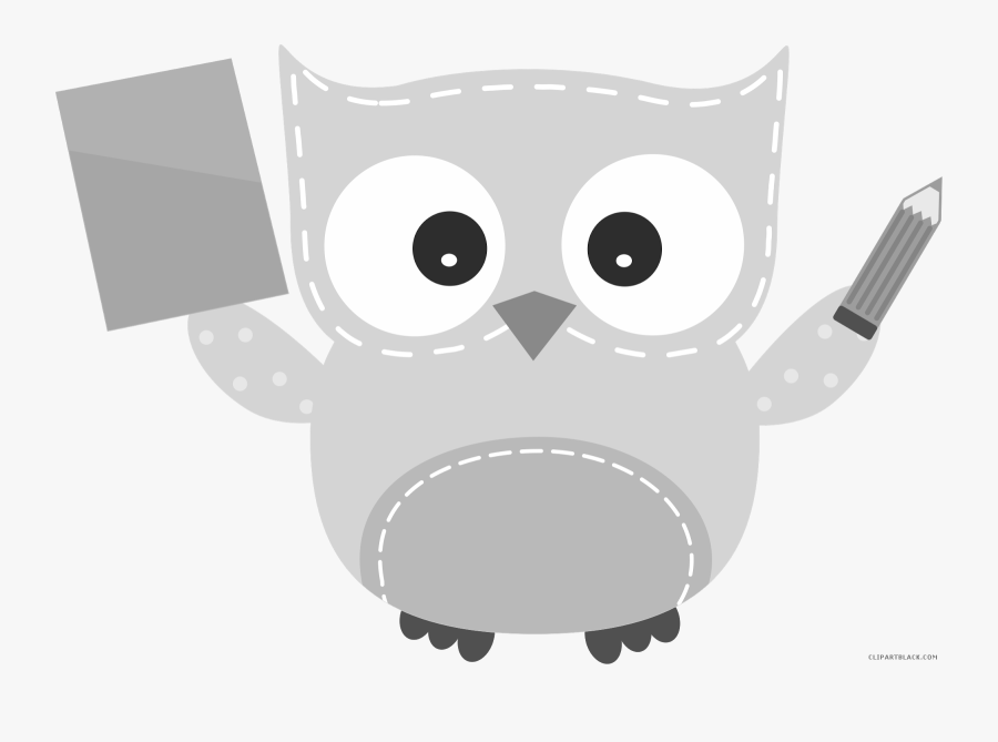 Math Clipart Owl - Owl With Pencil Clipart, Transparent Clipart