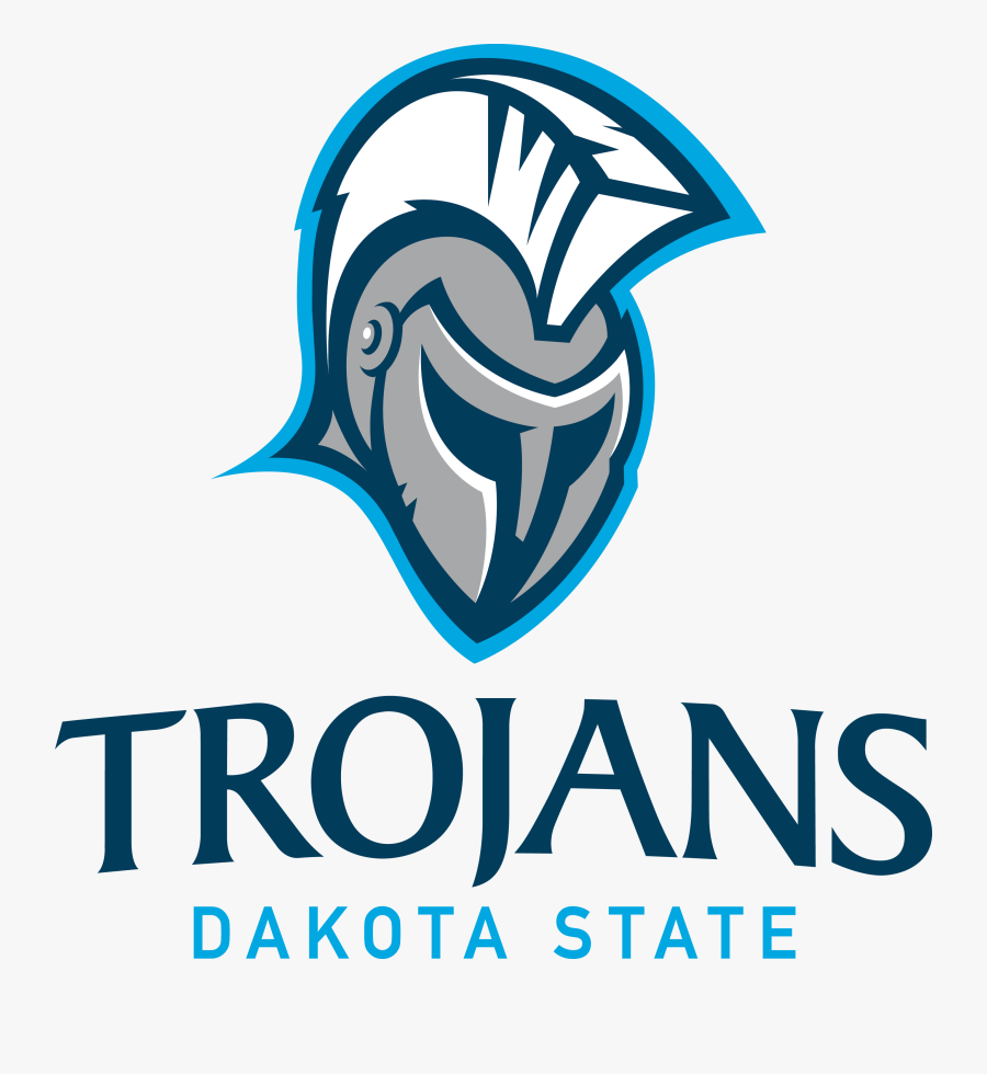 Dakota State Trojans Logo, Transparent Clipart