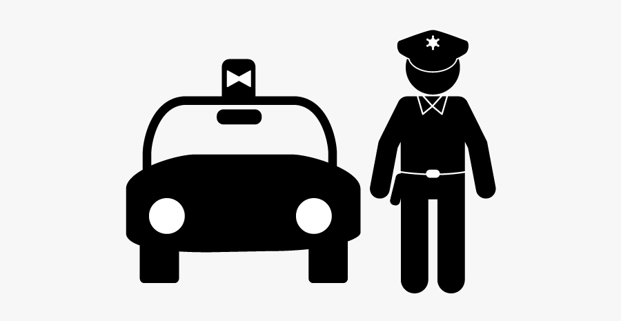 Policeman Pictogram, Transparent Clipart