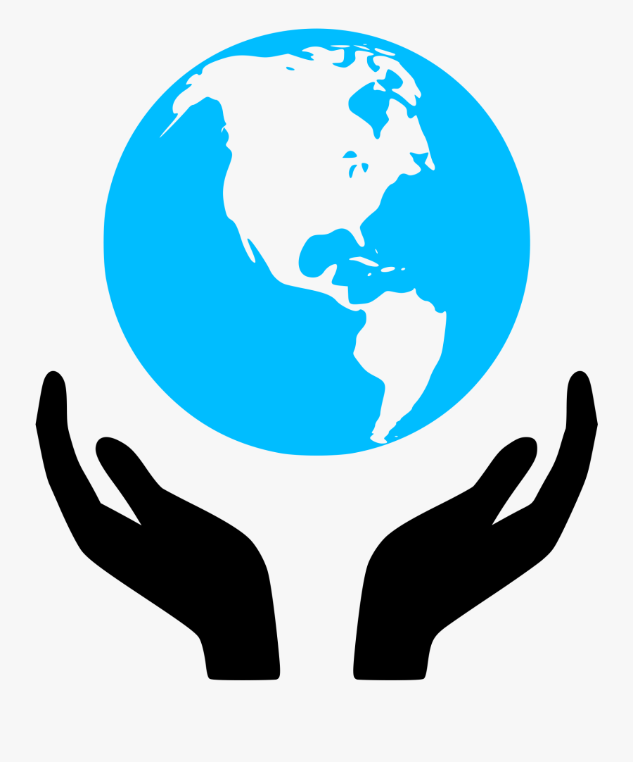 Planet Earth Clipart Us Globe - Hands Holding Earth Png, Transparent Clipart