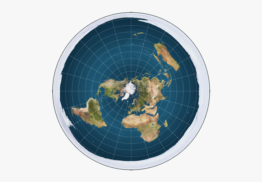 Planet Earth Clipart Earth Word - Circle Map Of Earth, Transparent Clipart