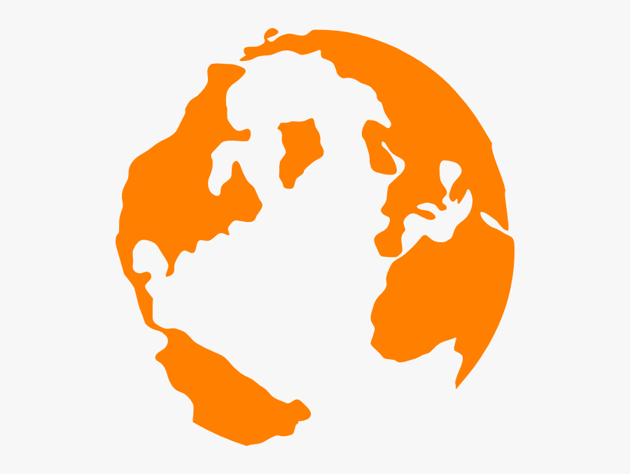 Orange Globe Clip Art - Orange Globe Clipart, Transparent Clipart