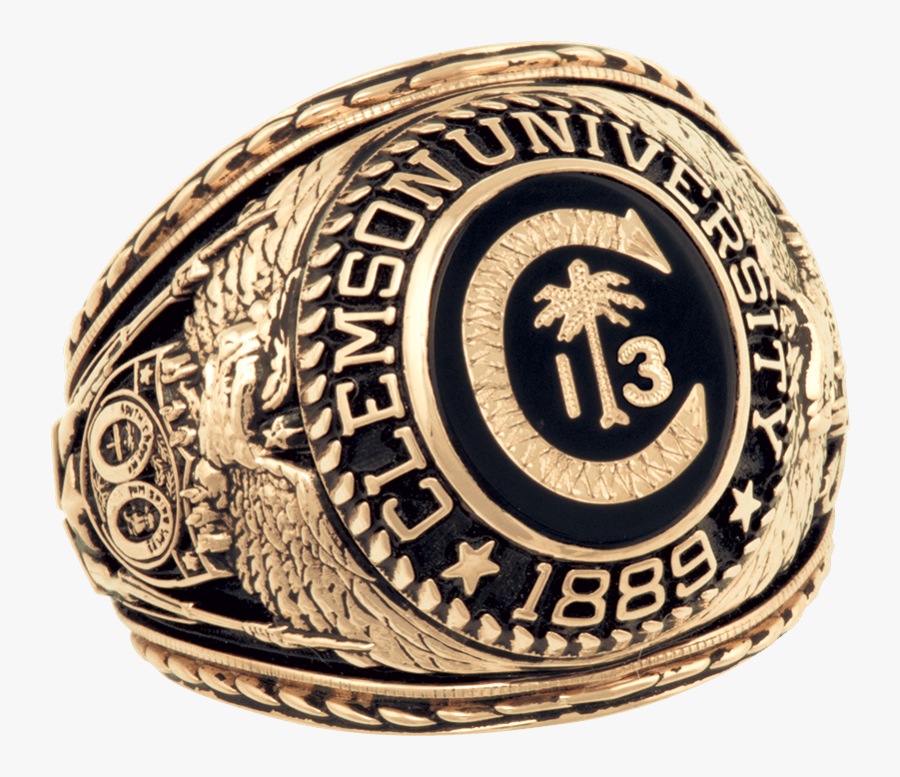 Clemson University Ring , Png Download - Clemson Mens Class Ring, Transparent Clipart