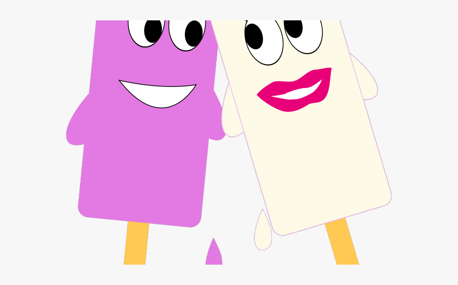 Transparent Ice Cream Clipart Border - Boy And Girl Cartoon In Love ...