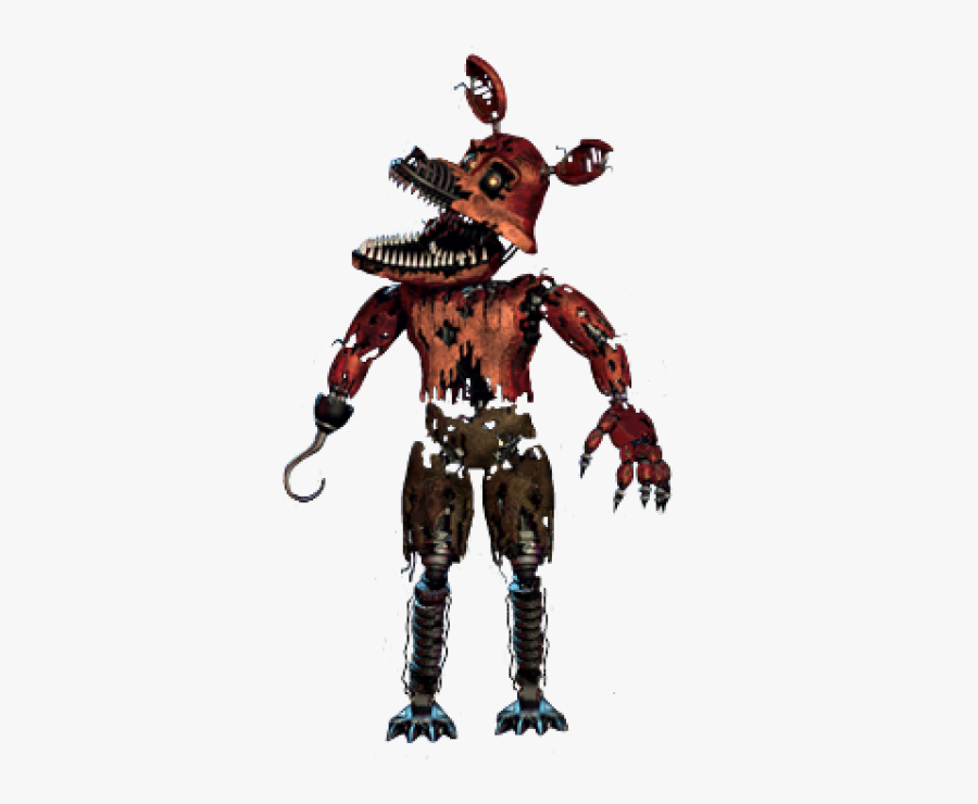 Nightmare Foxy Five Nights At Freddy's 4, Transparent Clipart