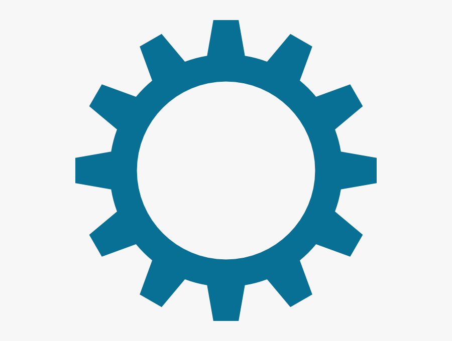 High Resolution Gear Blue Svg Clip Arts - Cogwheel Png, Transparent Clipart