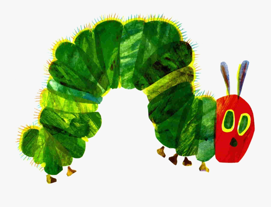 Free Very Hungry Caterpillar Butterfly Template - Very Hungry Caterpillar Book Covers, Transparent Clipart