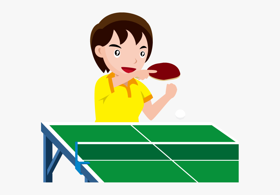 Table Tennis, Transparent Clipart