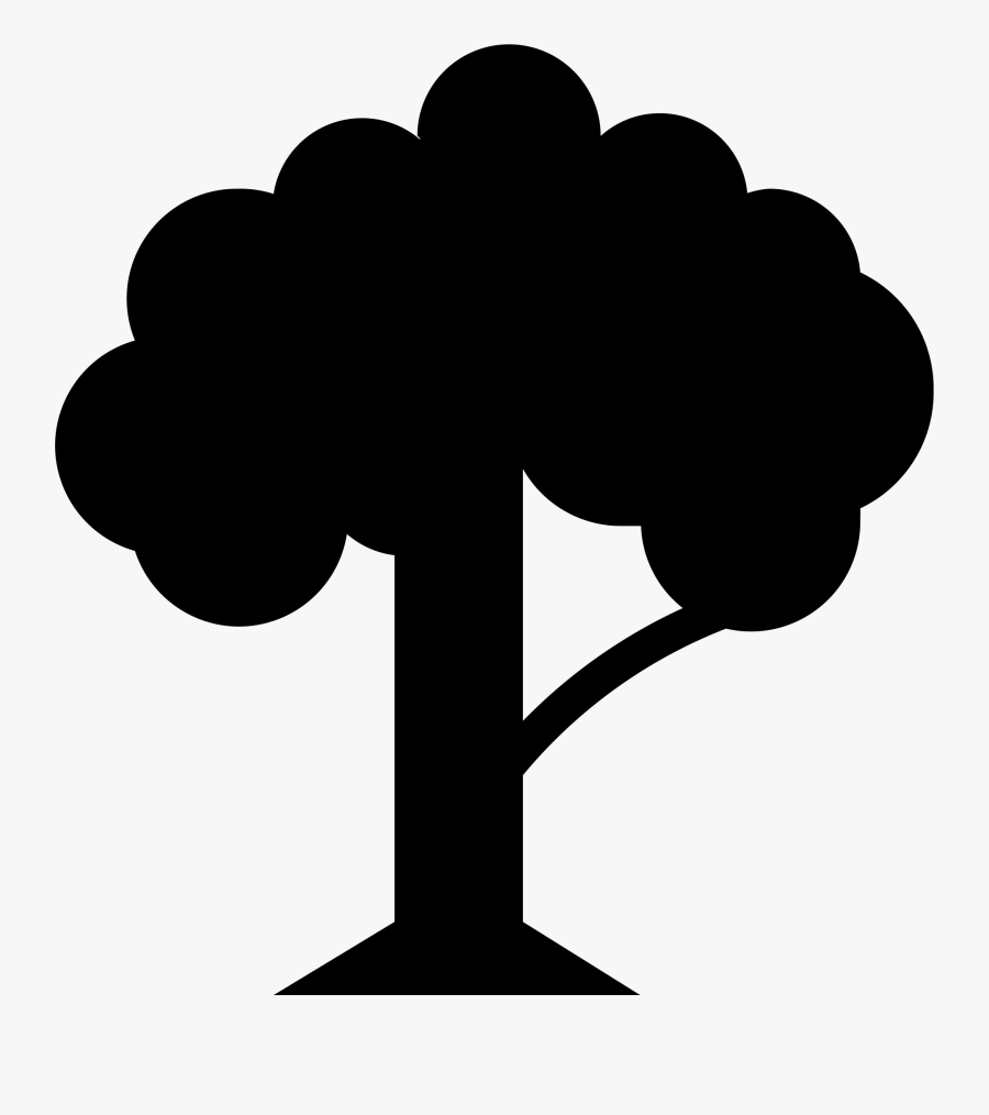 Tree Black Clip Art - Icon, Transparent Clipart